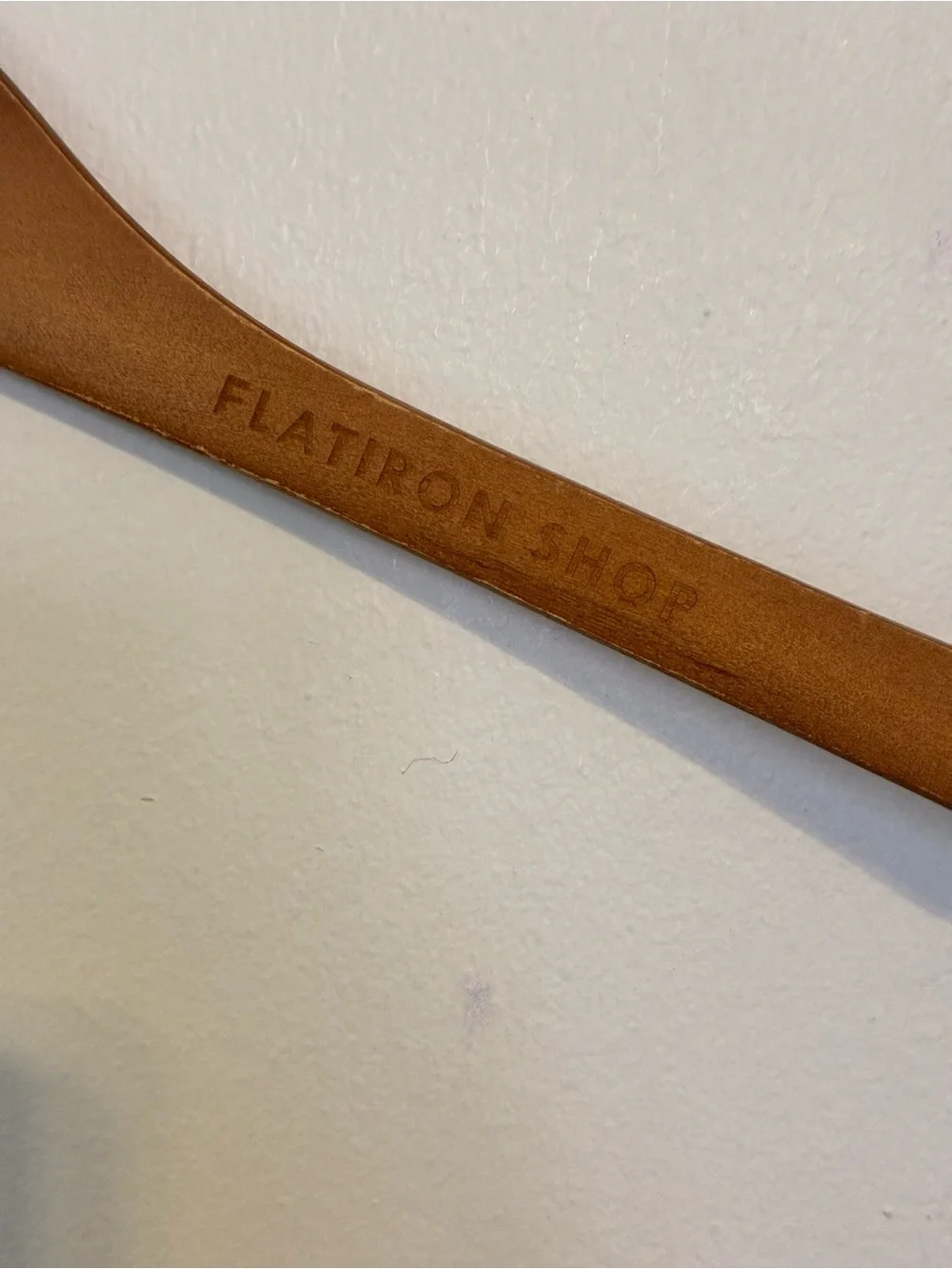 Brooks Brothers Golden Fleece Brown Wooden Hanger-Flat Iron Store